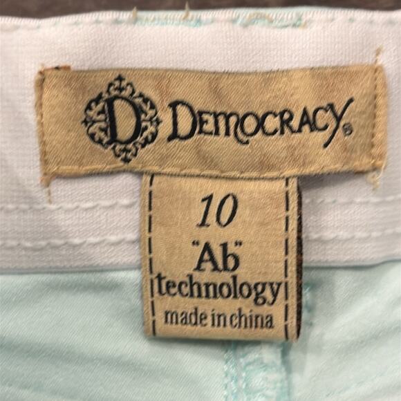 Democracy Women's Ab Technology Skinny Jean Frosted Mint White Size 10 - Picture 6 of 9